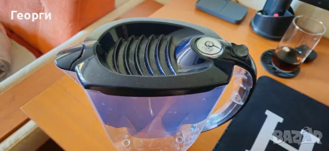 Аквафор Jasper Филтрираща кана за вода, цвят Синя х2,8 литра, снимка 2 - Други - 50241045