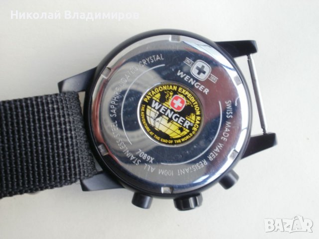 Wenger хронограф швейцарски мъжки ръчен часовник, снимка 5 - Колекции - 42274136