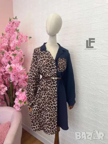 Рокля LFS Mixed Blue 9656  , снимка 5 - Рокли - 50434638