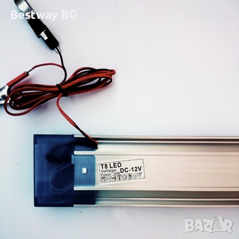 LED диодна къмпинг лампа за осветяване на поляната пред каравана или палатка