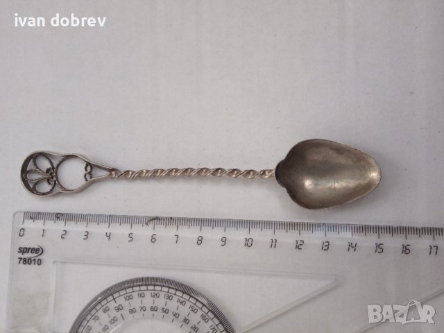 Стара лъжичка, лъжица, снимка 3 - Прибори за хранене, готвене и сервиране - 39933495