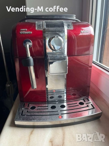 Кафе машина Saeco Syntia Limited Edition - Red , снимка 6 - Кафемашини - 52314979
