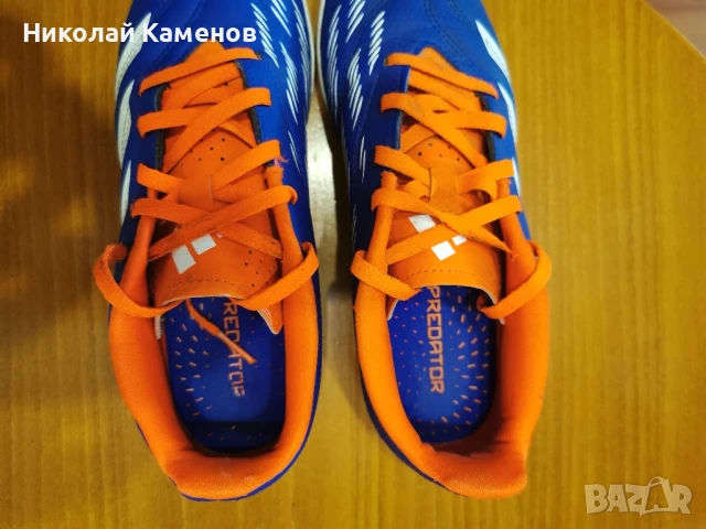 Детски стоножки Adidas Predator 36 2/3, снимка 7 - Детски маратонки - 50492334