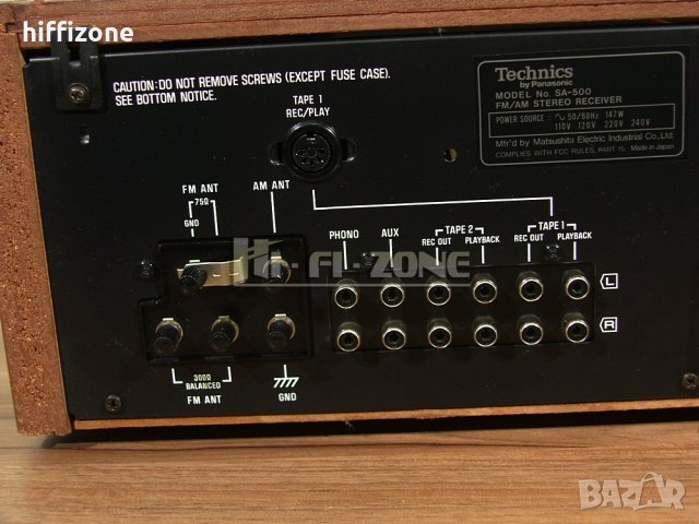 РЕСИВЪР   Technics sa-500 , снимка 7 - Ресийвъри, усилватели, смесителни пултове - 33860384