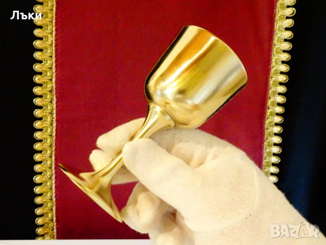 Бронзова чаша за ракия,класика. , снимка 5 - Антикварни и старинни предмети - 30408182