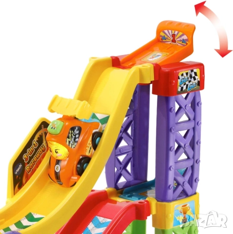 Комплект VTech Toot-Toot Drivers 3-in-1 Raceway, снимка 7 - Коли, камиони, мотори, писти - 52924712
