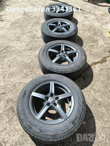 4 бр зимни гуми PIRELLI с ал. джанти 16" от Mitsubishi Outlander, снимка 2 - Гуми и джанти - 56210471