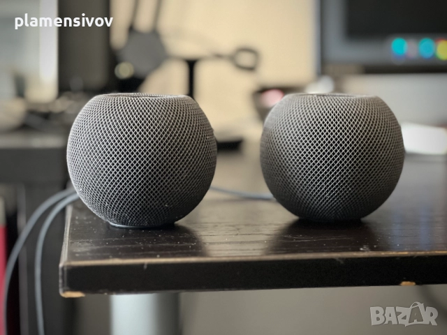 2 бр. Apple HomePod Mini, черни, снимка 2 - Тонколони - 52722532