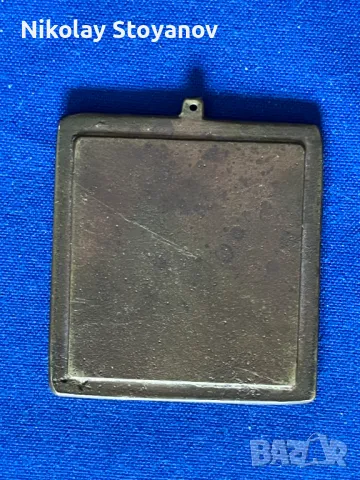 Бронзова Икона, снимка 2 - Антикварни и старинни предмети - 48549801