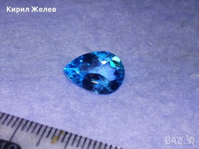 ПРЕКРАСЕН ЮВЕЛИРНО ФАСЕТИРАН ГОЛЯМ НАТУРАЛЕН СИН ЦИРКОНИЙ Скъпоц. КАМЪК За ИНКРУСТИРАНЕ в БИЖУ 40699, снимка 16 - Други - 42760865