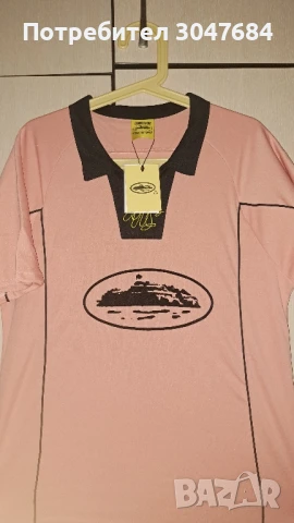 corteiz розова тениска, снимка 2 - Блузи - 50995139