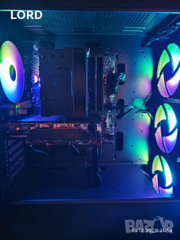 Геймърски i7 12700F, RX 7600, RAM 32GB DDR4 3200, SSD 1TB NVME, снимка 2 - Геймърски - 52842290