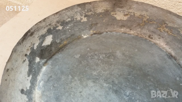 стара голяма кована бакърена тепсия, леген , тава , снимка 7 - Антикварни и старинни предмети - 50596438
