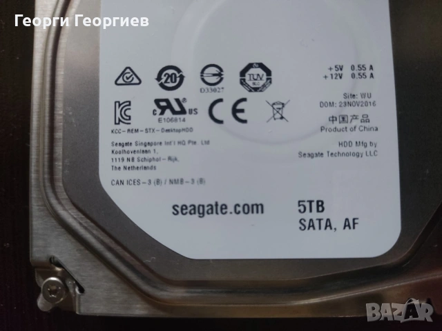 Дефектен хард диск 5tb Seagate, снимка 3 - Твърди дискове - 53314615