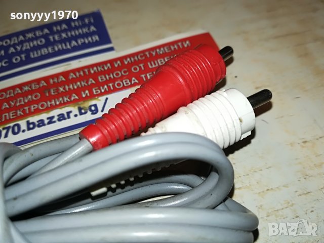 АУДИОКАБЕЛ ЧИНЧОВЕ 1МЕТЪР ВНОС SWISS 0202231314, снимка 7 - Други - 39527359