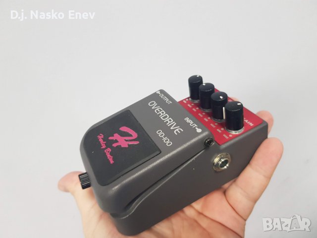 Harley Benton OD-100 Overdrive Guitar Pedal - овердрайв педал за ел китара /КАТО НОВ/, снимка 4 - Китари - 36675518