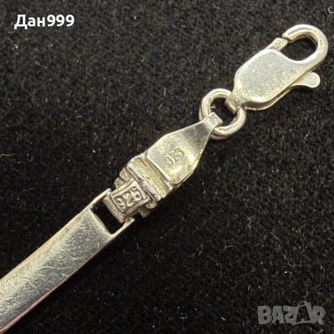 Красива сребърна гривна проба 925 , снимка 3 - Гривни - 53973069