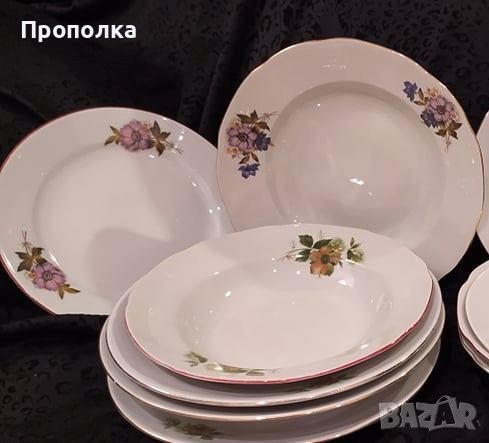 Чинии "Малинов цвят" - различни форма, нюанси- 6бр., снимка 2 - Чинии - 42908712