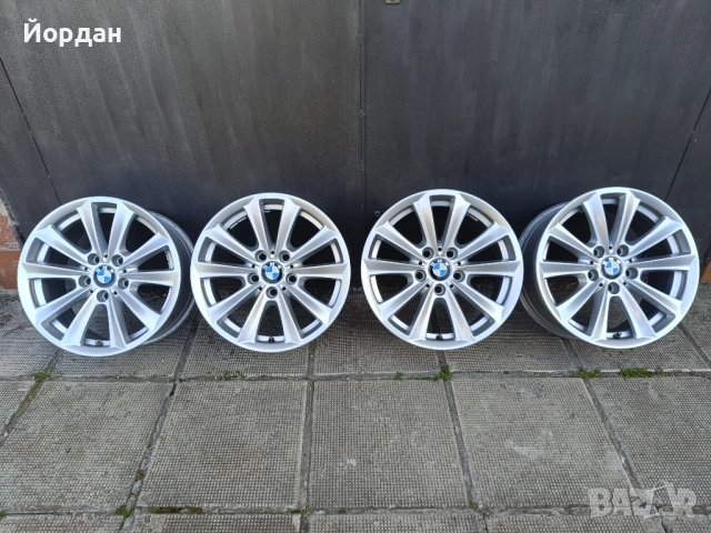 ОРИГИНАЛНИ джанти 17 ' цола 5x120 BMW / БМВ ЕТ30 8J + датчици F10 F11 E90 E91, снимка 5 - Гуми и джанти - 54221646
