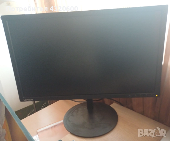 Lenovo Thinkvision Монитор -  с USB Хъб, Идеален за офиса и дома!