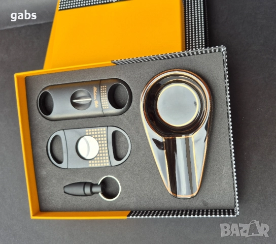 Луксозен комплект за пури в подаръчна кутия,с лого, снимка 10 - Други - 52458888