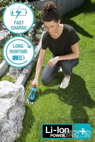 Акумулаторна ножица за трева и храсти Gardena ComfortCut Li 9857-20, снимка 3 - Други инструменти - 49193403