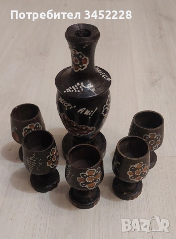 дърворезба сервиз за ценители 