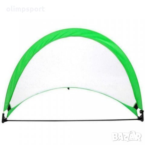 Врата за мини футбол MAXI, POP-UP, 115х81х81 см. Здрава метална конструкция. Комплектът включва колч, снимка 3 - Футбол - 32090722