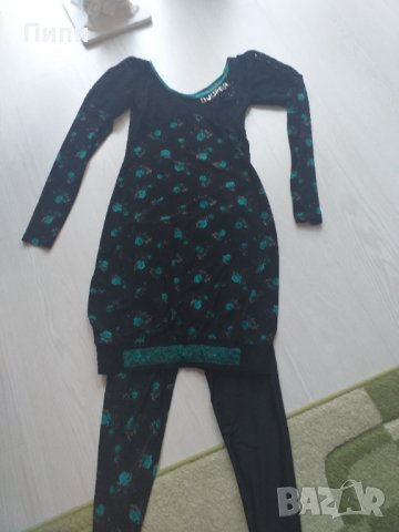 Комплект на Джофра, клин и рокля, туника , снимка 4 - Комплекти - 39476729