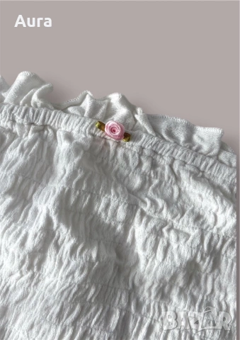 Strapless ruffled romper, снимка 2 - Други - 54259424