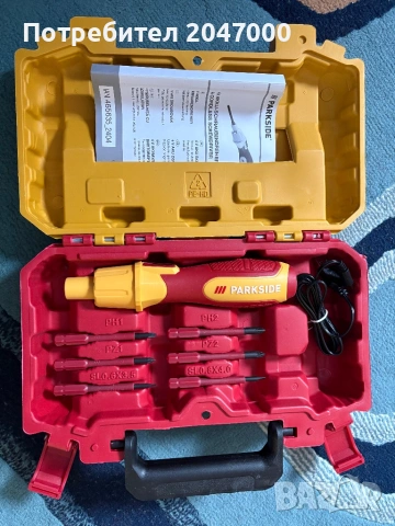 Акумулаторна отвертка Parkside, снимка 2 - Отвертки - 53210587