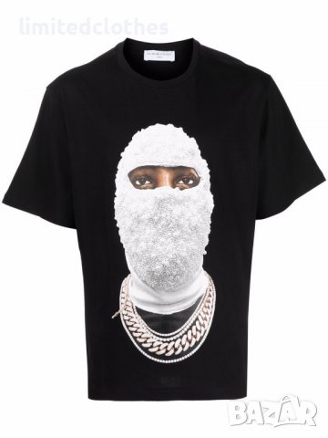IH NOM UH NIT Snow Future Mask Print Мъжка Тениска size XXL, снимка 2 - Тениски - 38079399