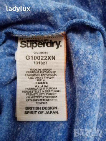 Super Dry Vintage, Оригинална, Размер XS/S. Код 1761, снимка 7 - Тениски - 36905549