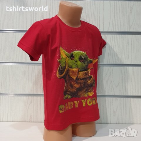 Нова детска тениска с дигитален печат Бейби Йода, Star Wars (Междузведни войни), снимка 7 - Детски тениски и потници - 35277600