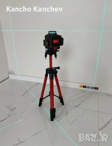 Самонивелиращ Акумулаторен Лазерен Нивелир Milwaukee Милуоки 4D, снимка 5 - Други инструменти - 52704200