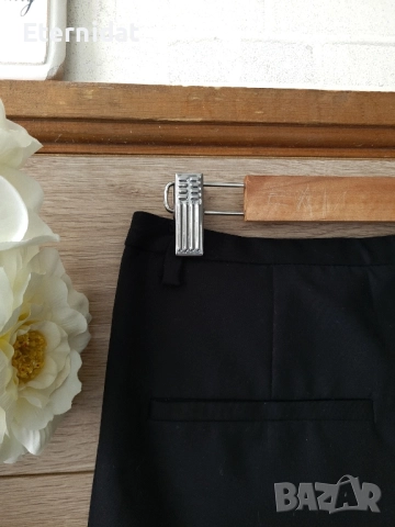 Черен панталон Zara , снимка 5 - Панталони - 51752221
