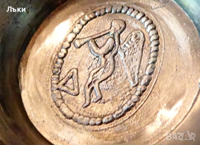 Барокова италианска кана от калай,маркировка., снимка 9 - Антикварни и старинни предмети - 42751877
