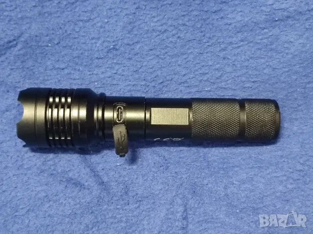 Мощен, компактен LED акумулаторен тактически фенер за лов, риболов, палатка, излет, снимка 11 - Къмпинг осветление - 49767735