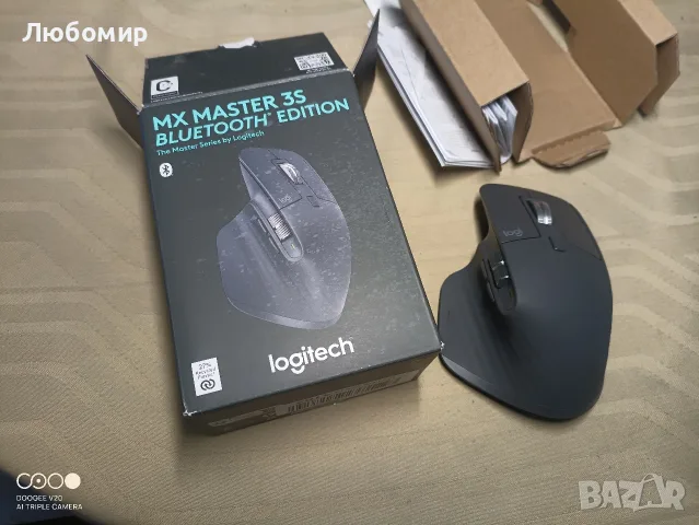 Мишка Logitech MX Master 3S Bluetooth Edition, оптична , снимка 4 - Клавиатури и мишки - 56306570