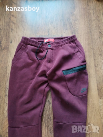 nike tech fleece maroon 805218-681 - дебело мъжко долнище Л, снимка 6 - Спортни дрехи, екипи - 52067786