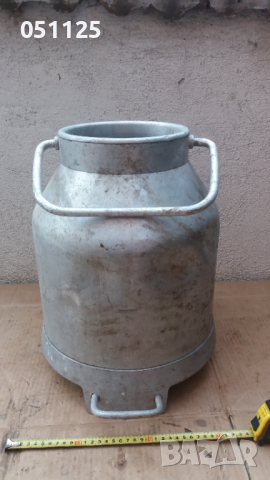 стар алуминиев гюм за мляко, 30 литра , снимка 4 - Антикварни и старинни предмети - 44529693