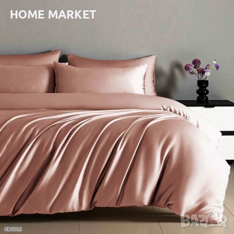 Луксозен комплект от висококачествен памучен сатен Комплектът е от 4 части и съдържа: 1 бр. долен 