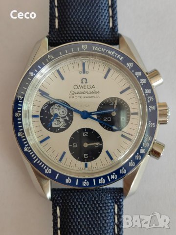 Omega Seamaster Silver Snoopy 50th anniversary edition, снимка 16 - Мъжки - 44179459