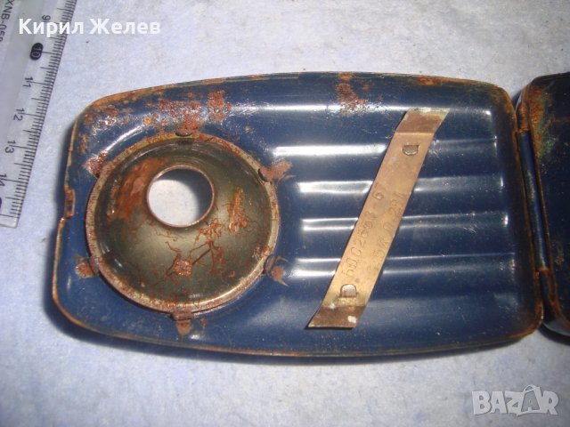 СВЕТЛИНА - СТАРО СИГНАЛНО МЕТАЛНО РЯДКО РЕТРО БГ - ФЕНЕРЧЕ ВОЕННОМОРСКО 32186, снимка 6 - Антикварни и старинни предмети - 38276938