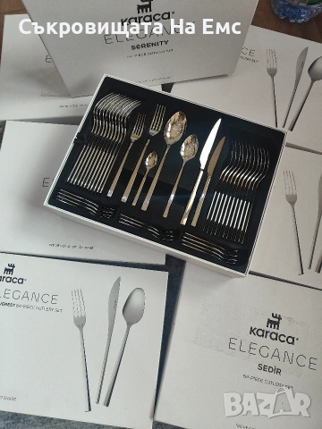 Karaca прибори за хранене 84 части 3 модела , снимка 2 - Прибори за хранене, готвене и сервиране - 53932402