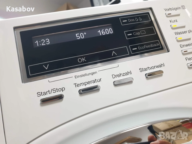 Miele W1 - TwinDos - Подсветка - Пералня Миеле 12м Гаранция, снимка 3 - Перални - 52895372