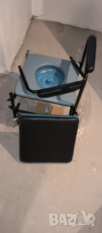 Комбиниран стол за тоалет и баня Мобилукс (Mobilux MCT-50), снимка 4 - Тоалетни столове - 54236459