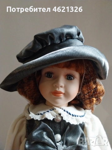 Винтидж порцеланова кукла на Х. Самюел Клер, колекционерска лимитирана серия като нова, снимка 2 - Декорация за дома - 52069202