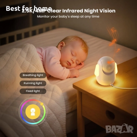 Видео бебефон ieGeek Baby 5 с приложение и Wifi, снимка 4 - Бебефони - 52922098