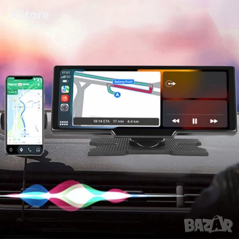 Мултимедия CarPlay Android/iOS Auto H105V 10.26" – безжичен смарт екран с Android, снимка 3 - Аксесоари и консумативи - 51728998